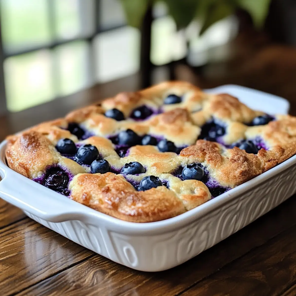 Blueberry Buttermilk Pancake Casserole Recipe