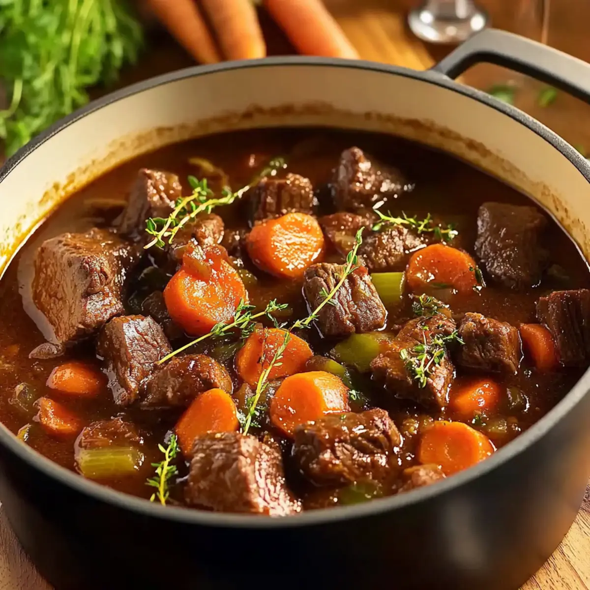 Traditional Red Wine Beef Stew
