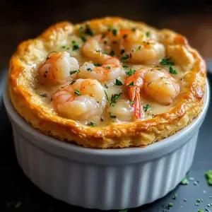 Shrimp & Lobster Cheddar Bay Biscuit Pot Pie