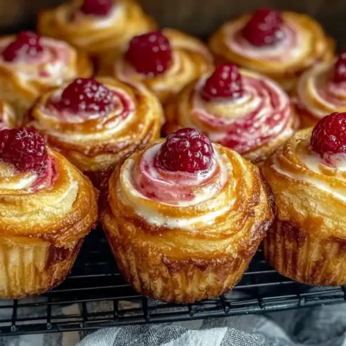 Raspberry Cream Cheese Cruffins Recipe