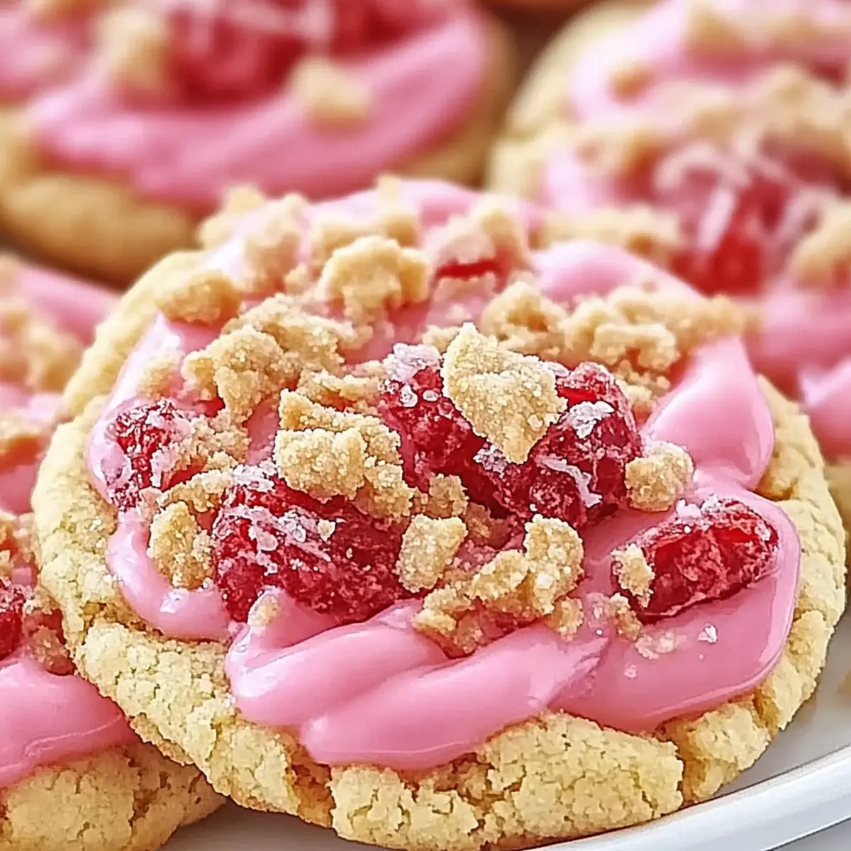 Strawberry Crunch Cookies