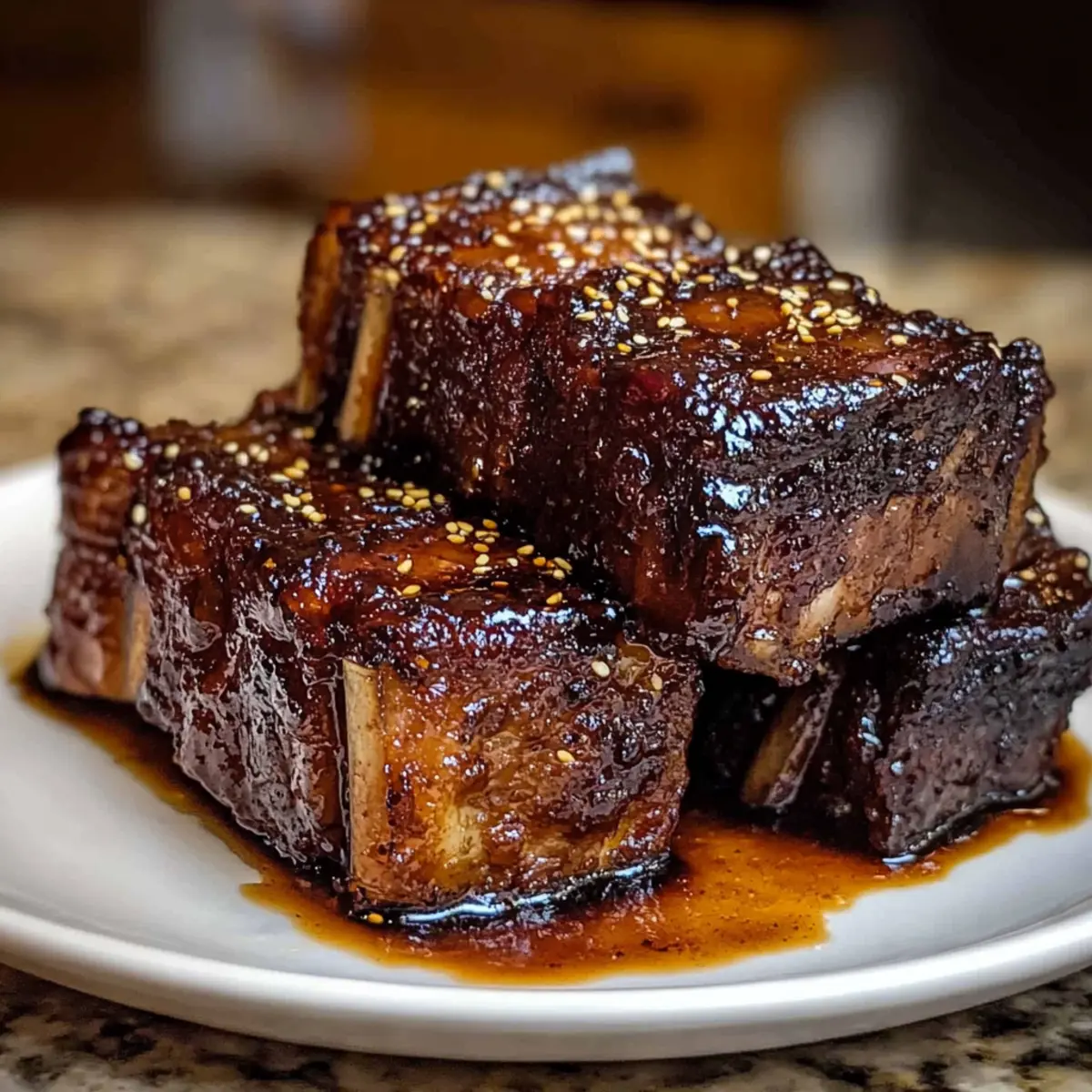 Caramelized Slow Roast Asian Beef Short Rib – Tender, Sticky & Packed with Umami