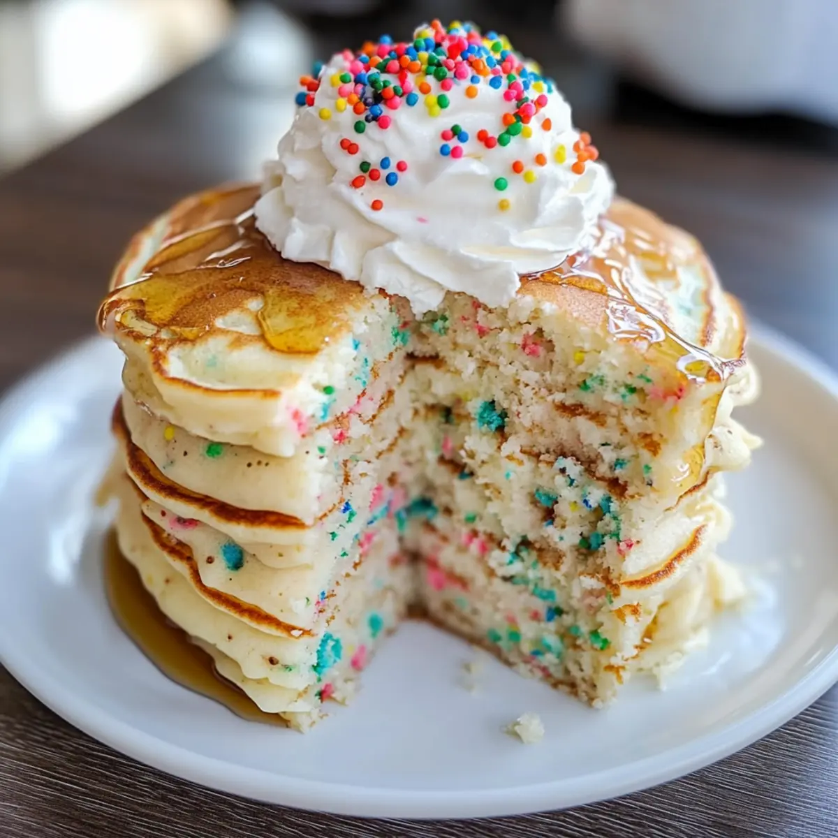 Cake Batter Pancakes