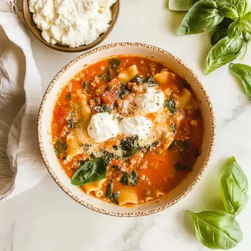 Creamy Lasagna Soup