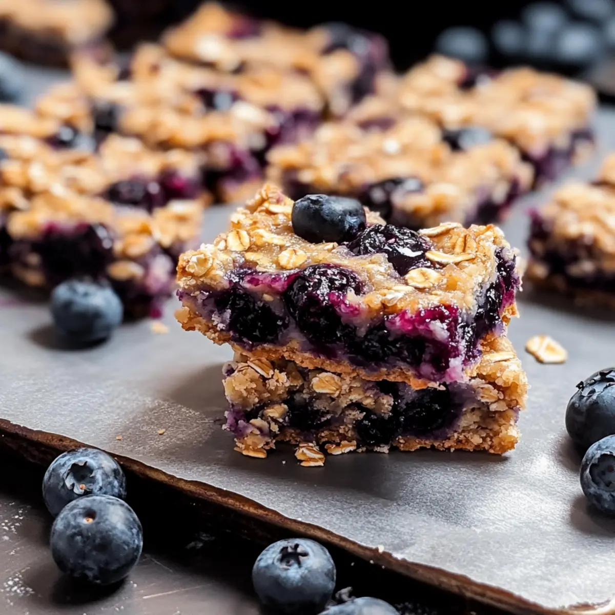 Blueberry Oatmeal Breakfast Bars