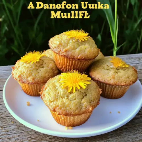 Dandelion Muffins