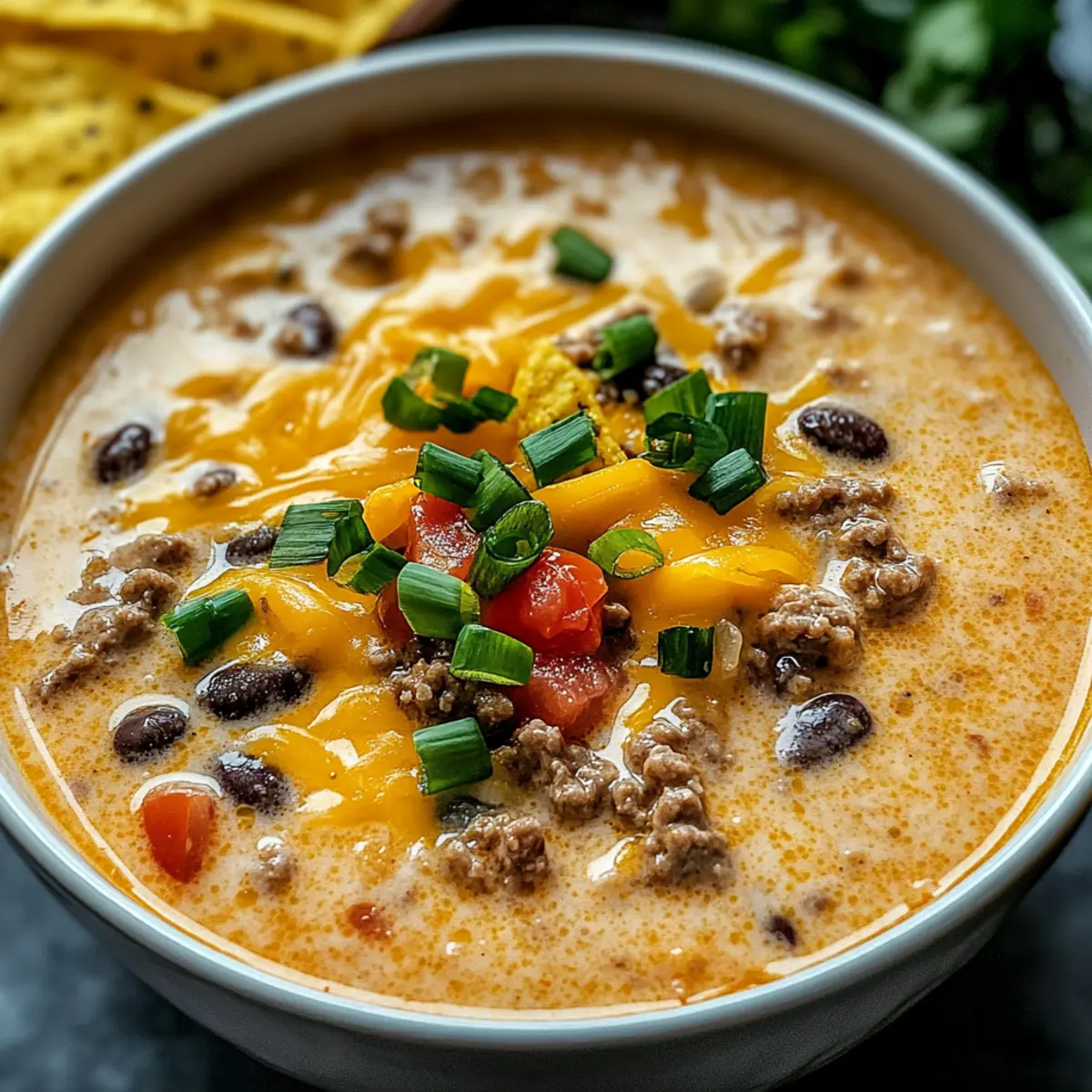 Slow Cooker Nacho Soup