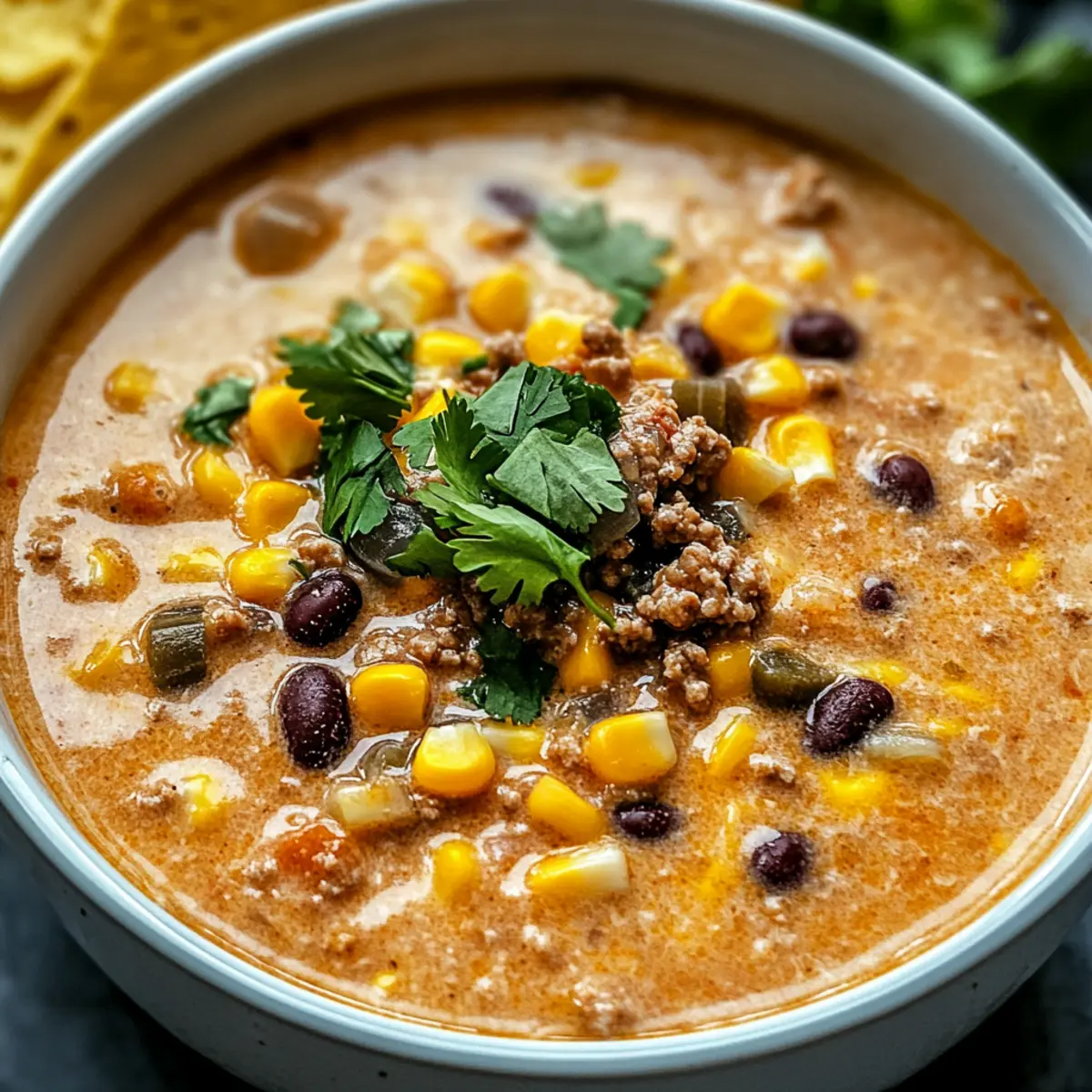 Slow Cooker Nacho Soup