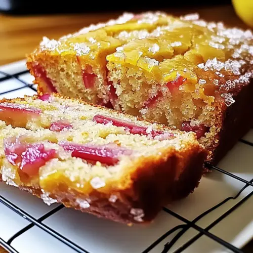 Lemon Rhubarb Sunshine Loaf