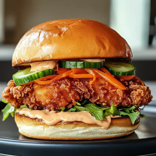 Thai Fried Chicken Sandwich