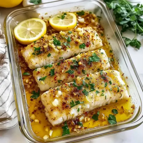 Gluten-Free Mediterranean Baked Cod with Lemon and Garlic