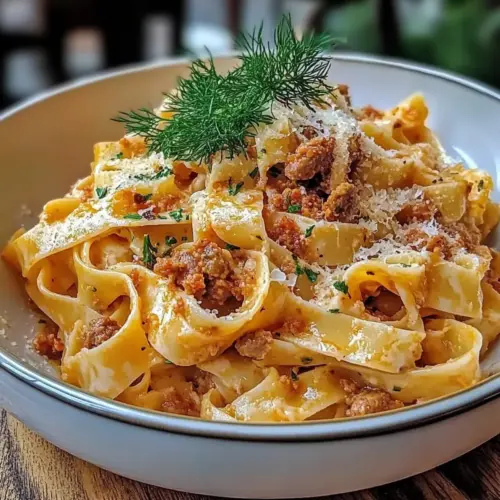 Creamy Calabrian Chili Pappardelle