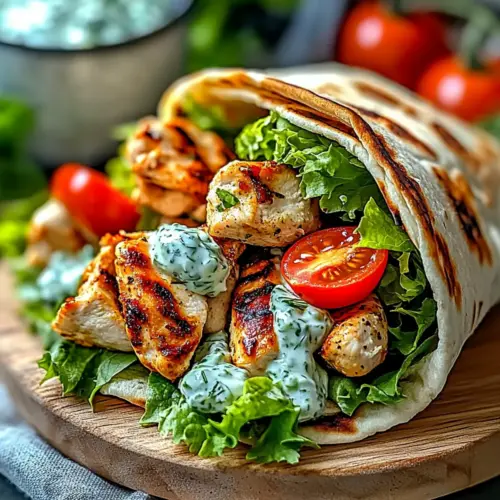 Mediterranean Chicken Gyros