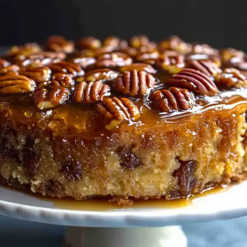 Pecan Upside Down Cake