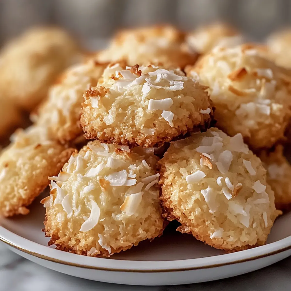 Chewy Coconut Cookies