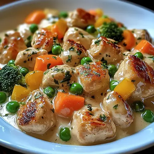 Slow Cooker Creamy Garlic Chicken