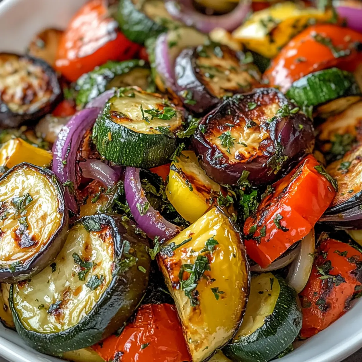 Roasted Mediterranean Greek Vegetables