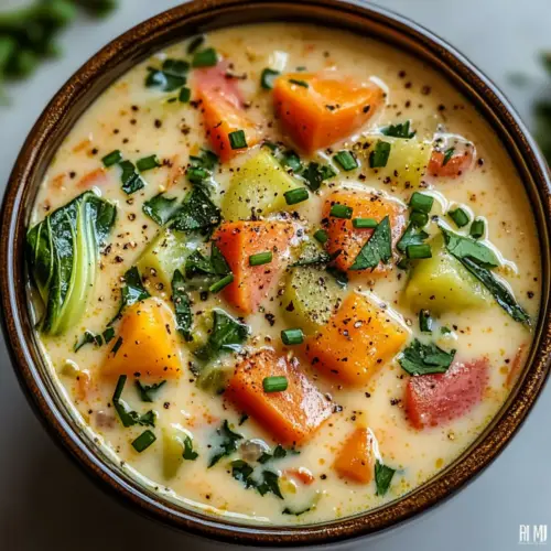 Cream of Spring Vegetable Soup