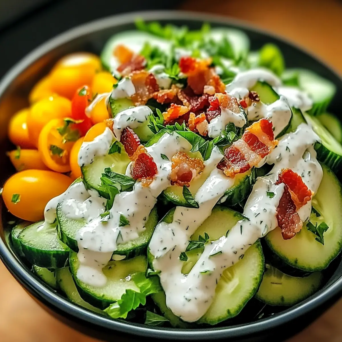 Cucumber Ranch Crack Salad