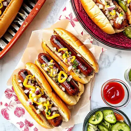 20-Minute Spiral-Cut Grilled Hot Dogs