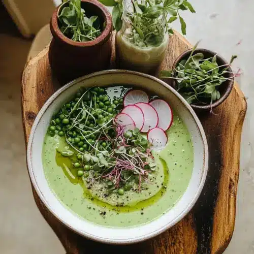 Spring Pea Gazpacho