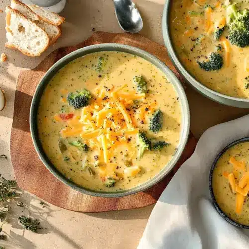 Healthy Broccoli Cheddar Soup