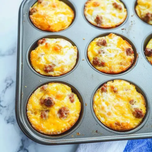 Sausage Egg and Cheese Muffins