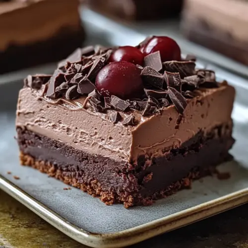 Chocolate Mousse Brownies