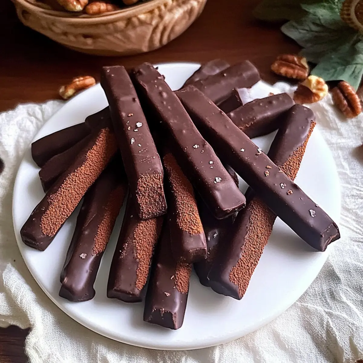 French Chocolate Shortbread