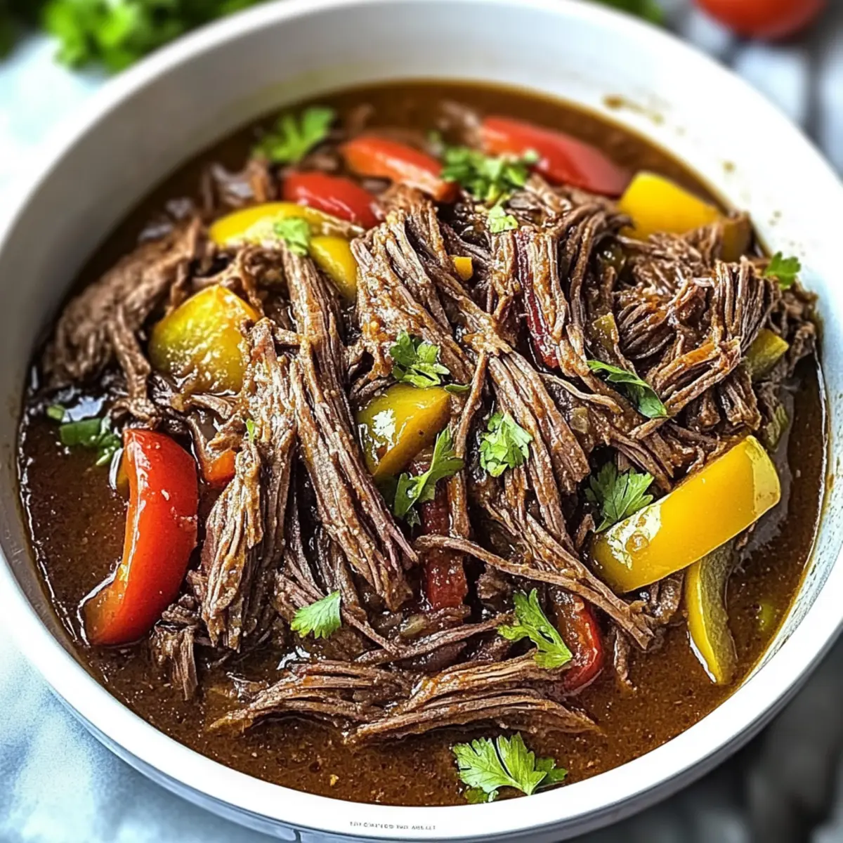 Hearty Crockpot Italian Beef for Cozy Family Dinners