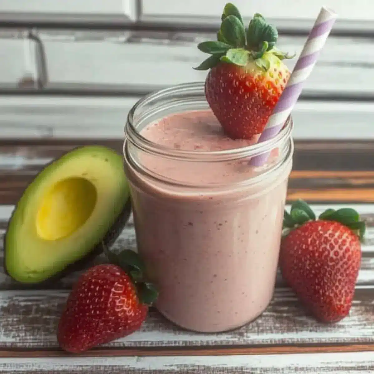 Strawberry Avocado Smoothie