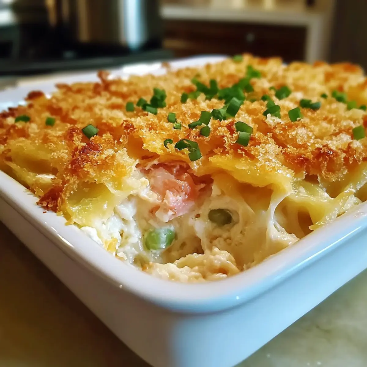 Cheesy Crab Rangoon Casserole