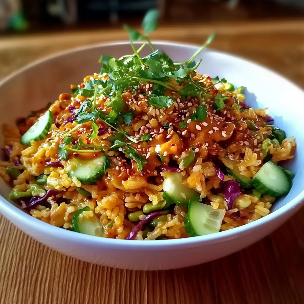 Crispy Rice Salad with Peanut