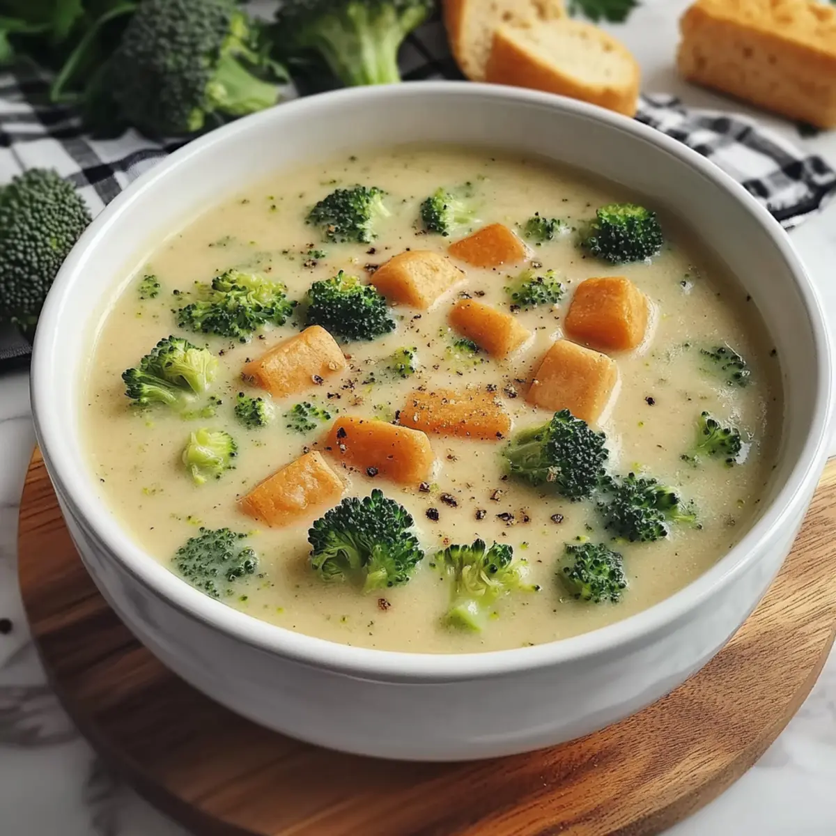 Smoked Gouda Broccoli Soup