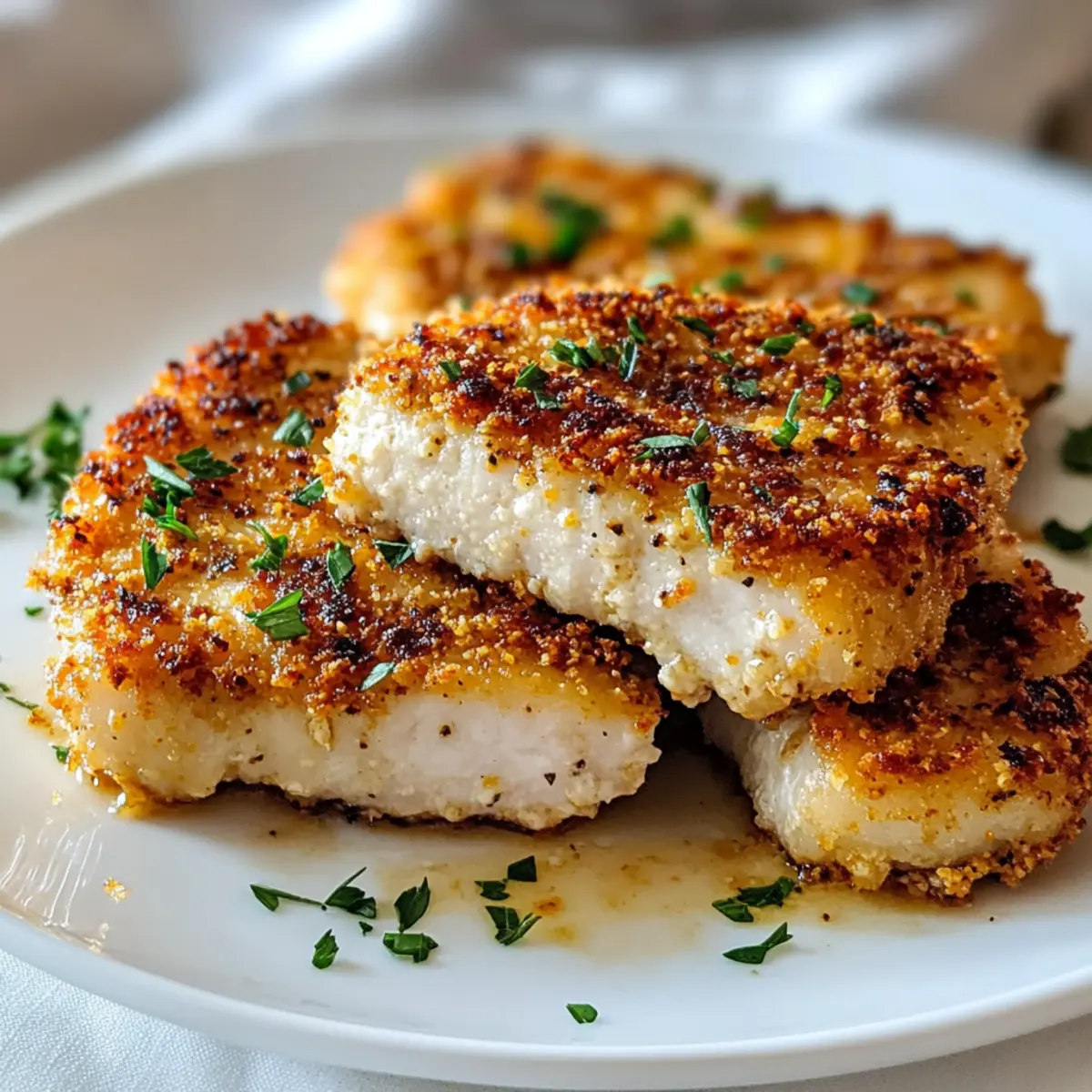 Parmesan Baked Pork Chops