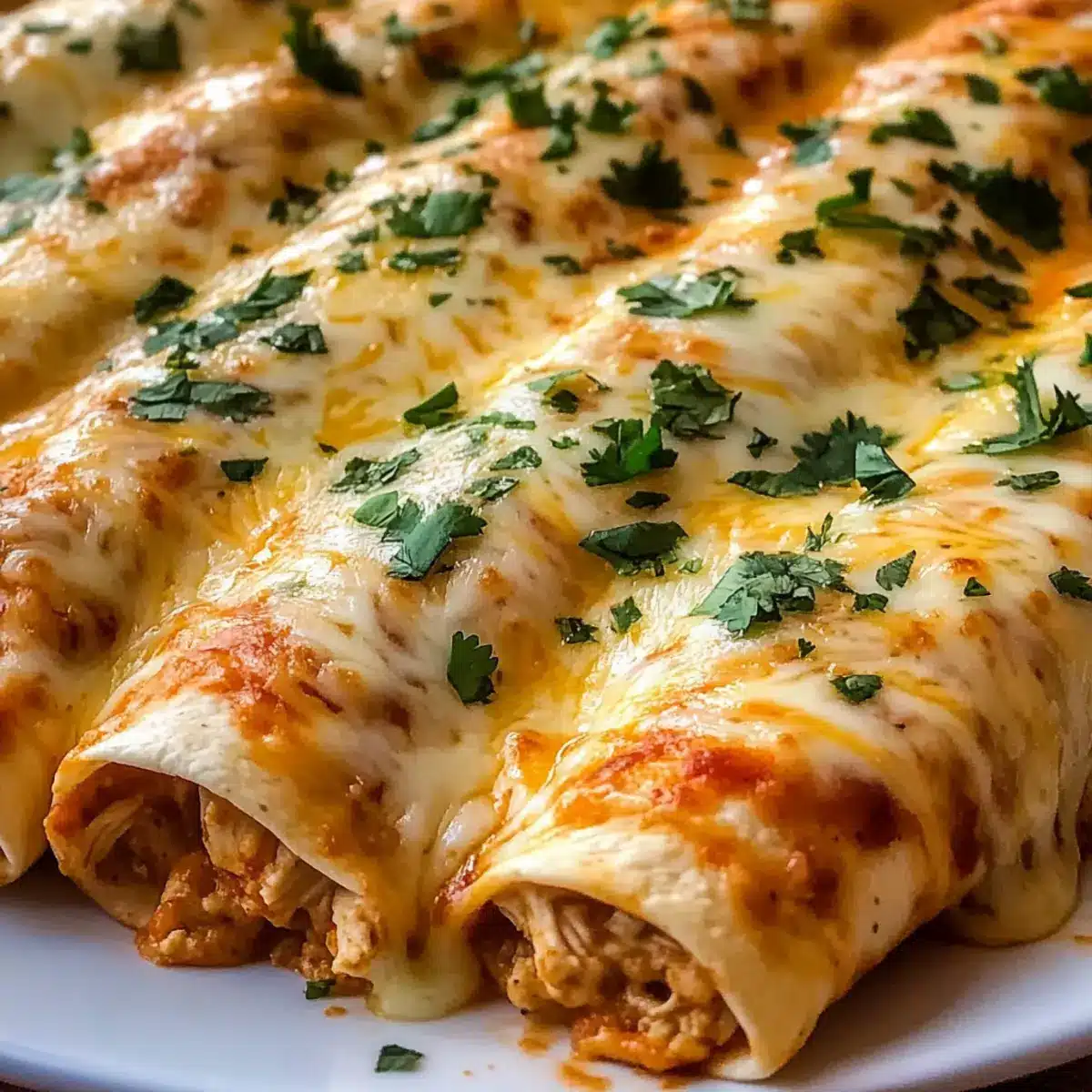 Quick & Healthy Chicken Enchiladas High Protein