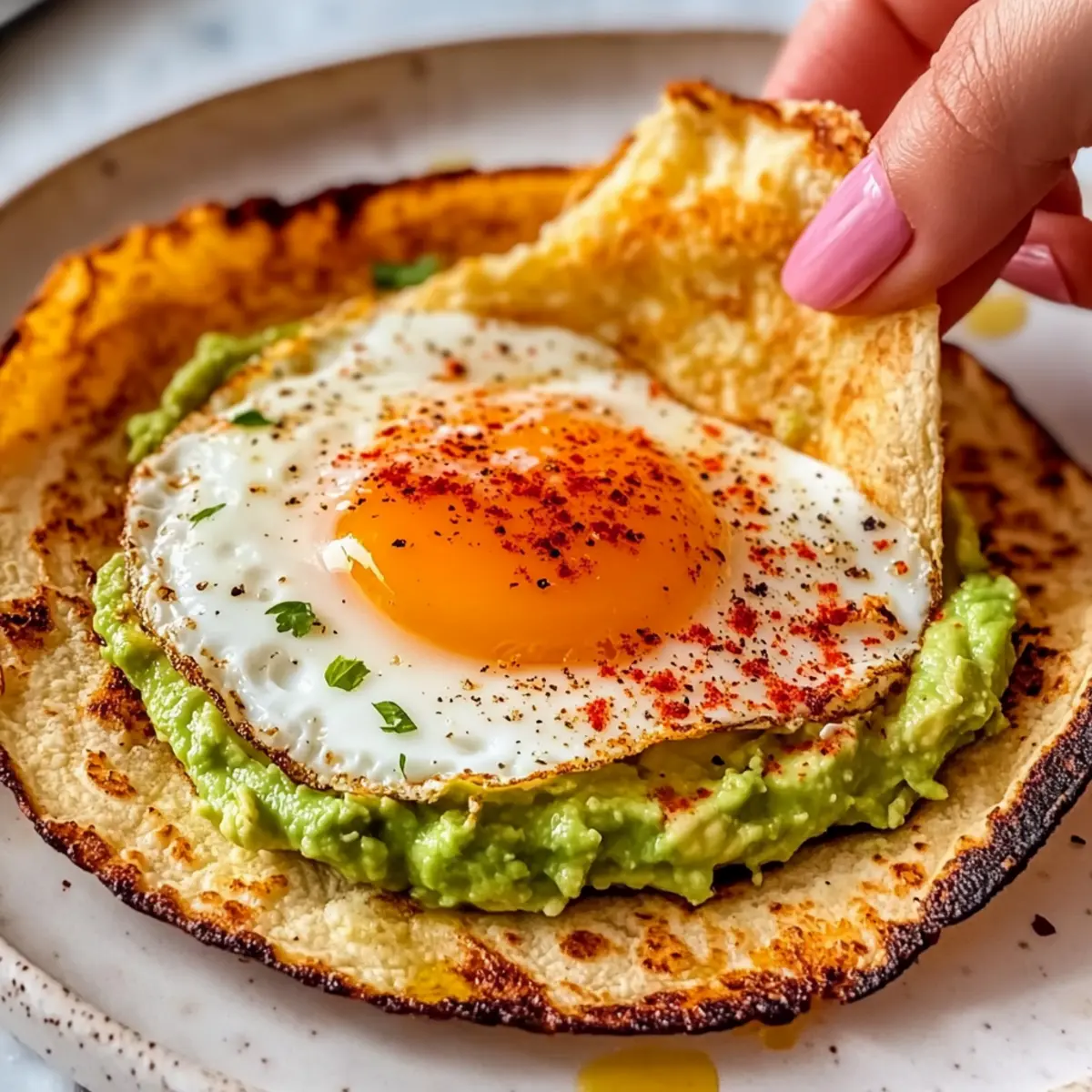 Crispy Feta Fried Eggs