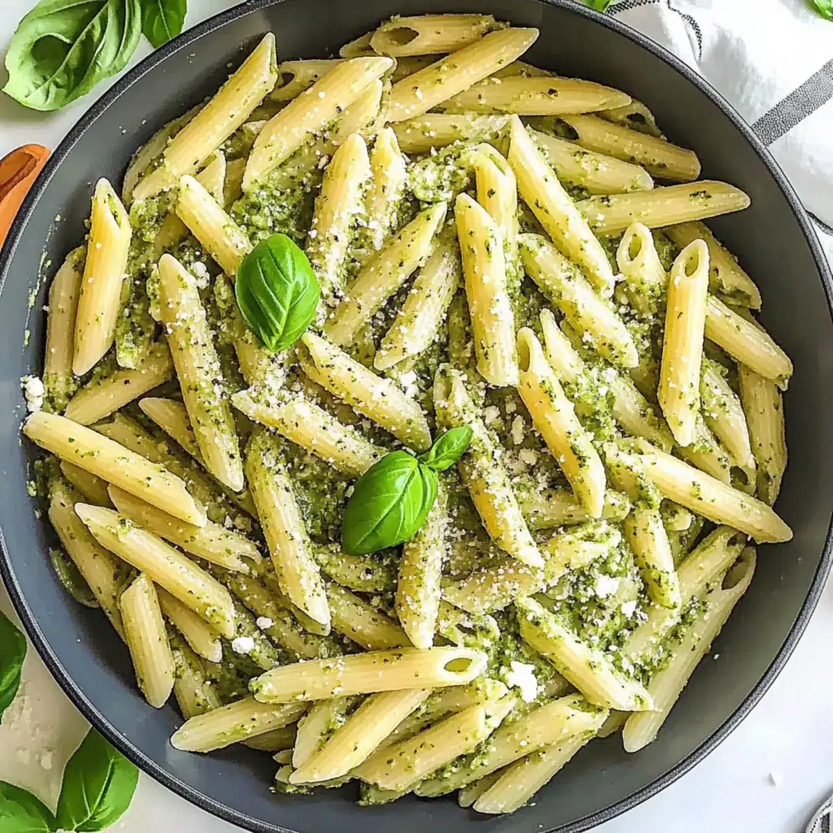 Creamy Pesto Ricotta Pasta