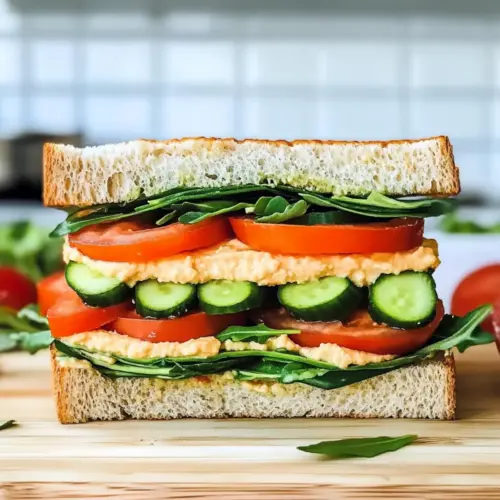 Mediterranean Veggie Sandwich