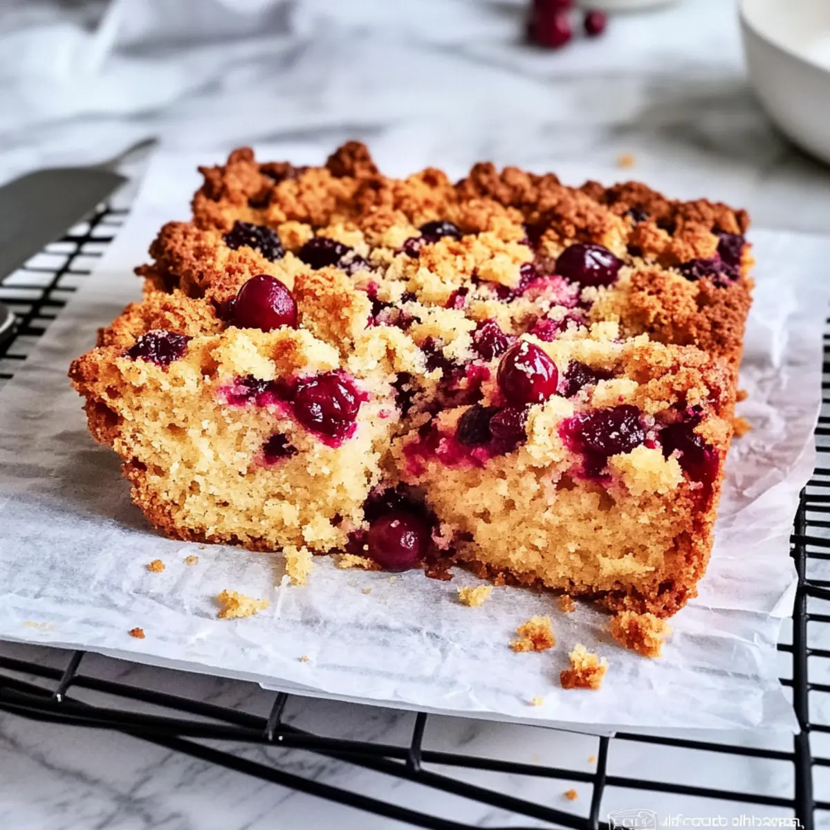 Cranberry Crumb Cake