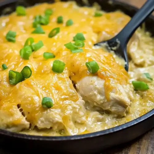 One Pan Keto Green Chili Chicken