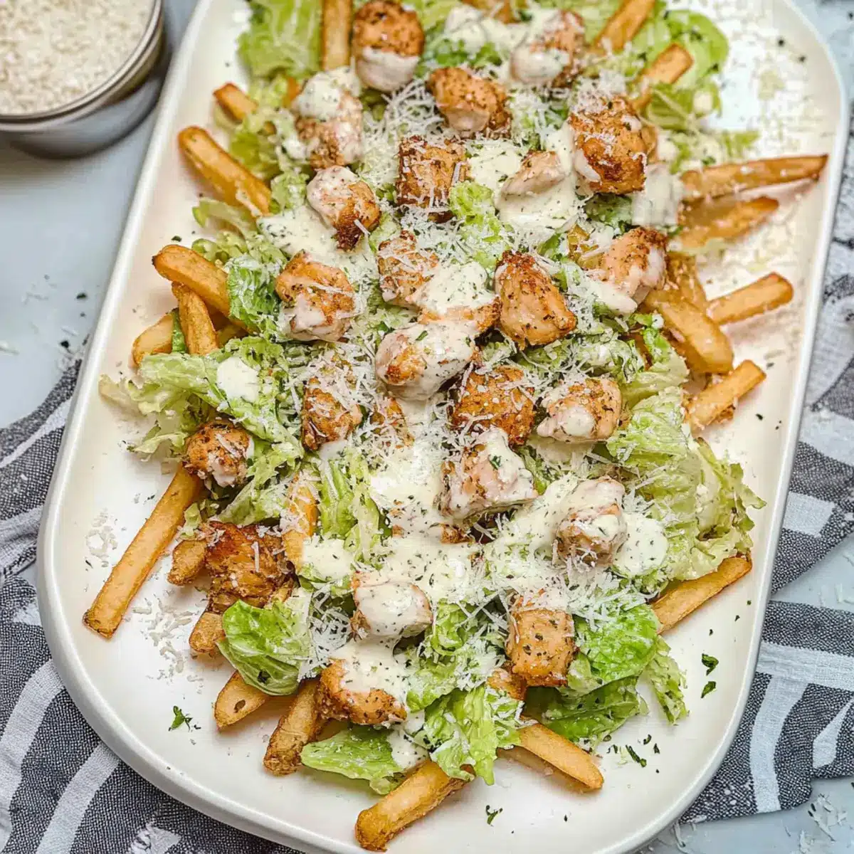 Loaded Caesar Salad Fries Recipe