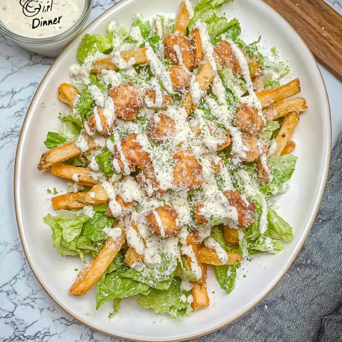 Loaded Caesar Salad Fries Recipe