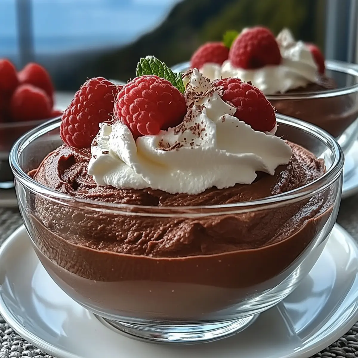 High Protein Chocolate Mousse with Cottage Cheese