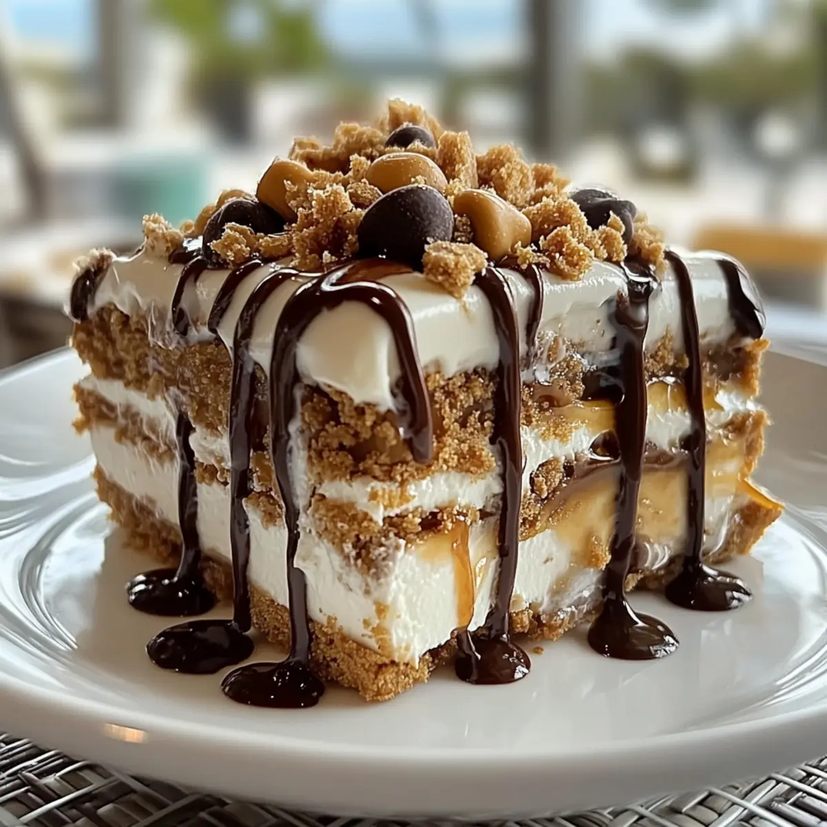 Peanut Butter Cookie Lasagna