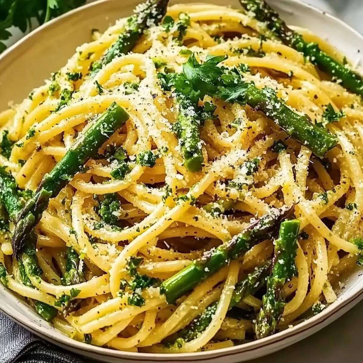 Zesty Lemon Asparagus Pasta