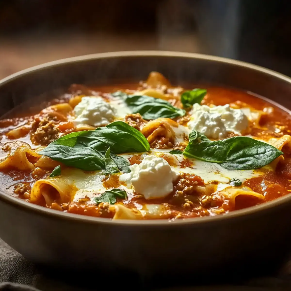 Dump-and-Go Crockpot Lasagna Soup