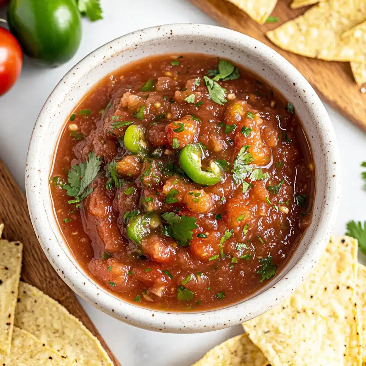homemade restaurant-style salsa