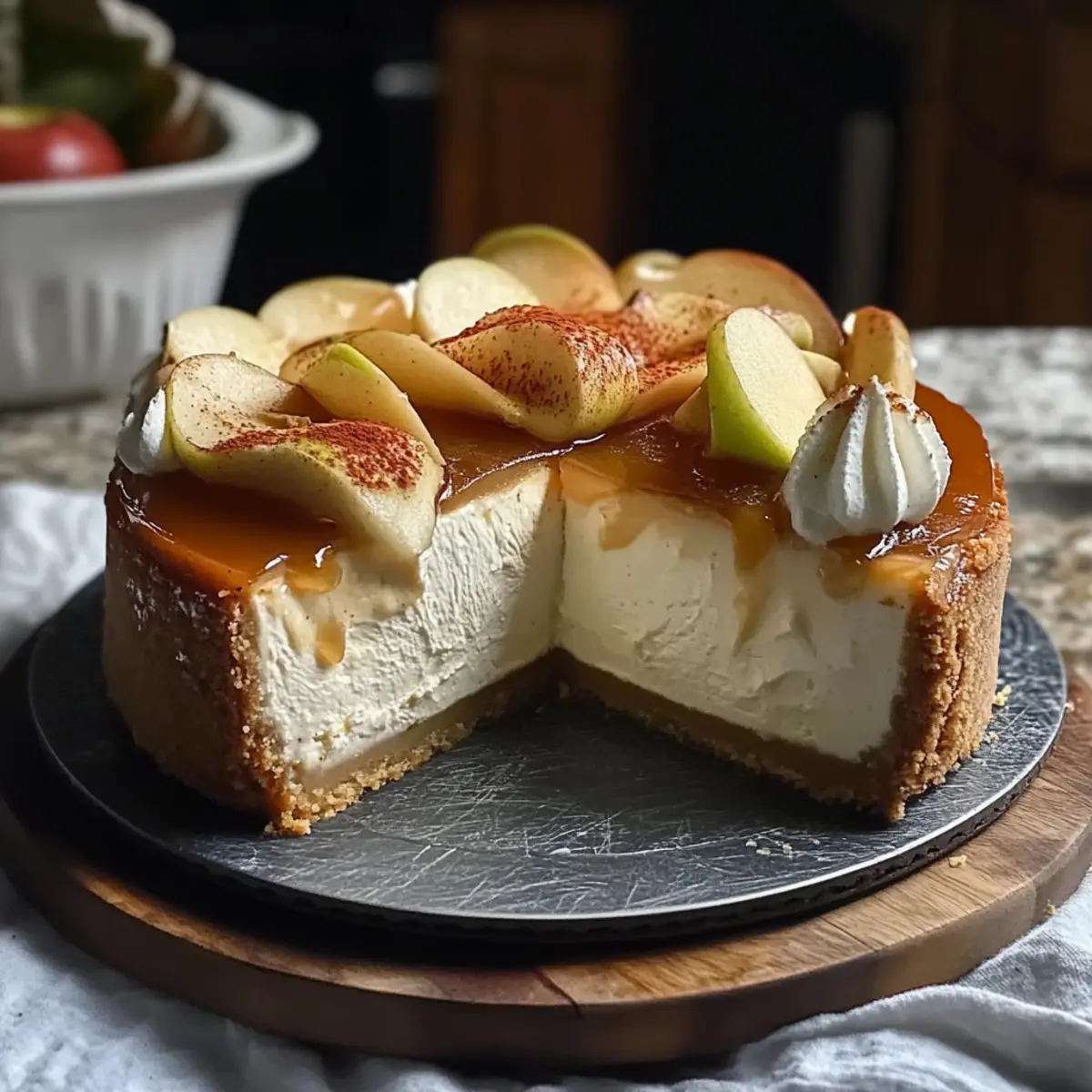 Apple Cider Cheesecake