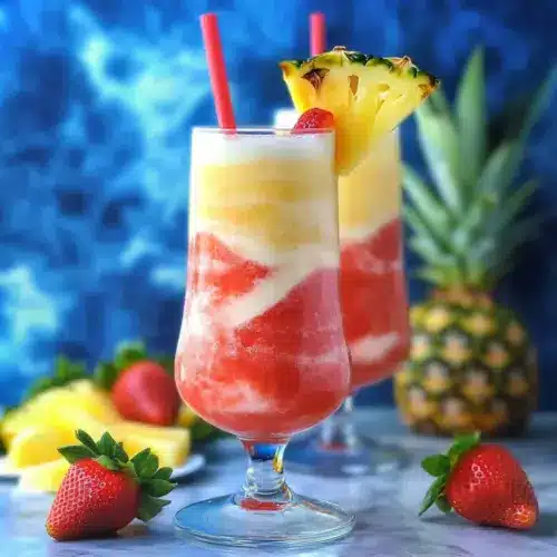 Virgin Strawberry Pina Colada